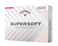 Callaway Supersoft Dozen Red Splatter