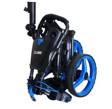 Skymax Cube Trolley Char/Blue + Free Accs