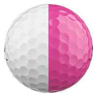 Srixon Q-Star Tour Divide 2 White/Pink Golf Balls Dozen